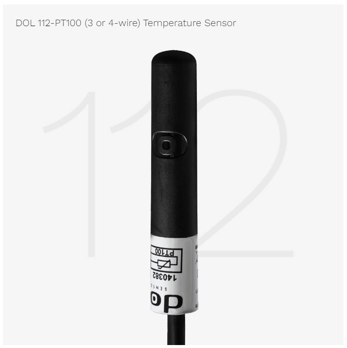 DOL 112-PT100 (3 or 4-wire) Temperature Sensor